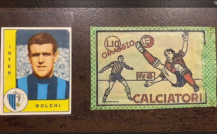 Panini - Calciatori 1961/62 - Bruno Bolchi card + Omaggio edition Pack