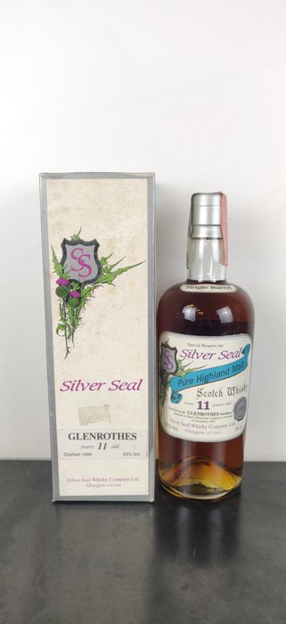 Glenrothes 1990 11 years old Silver Seal - Single Barrel - one of 620  - b. 2001 - 70 cl