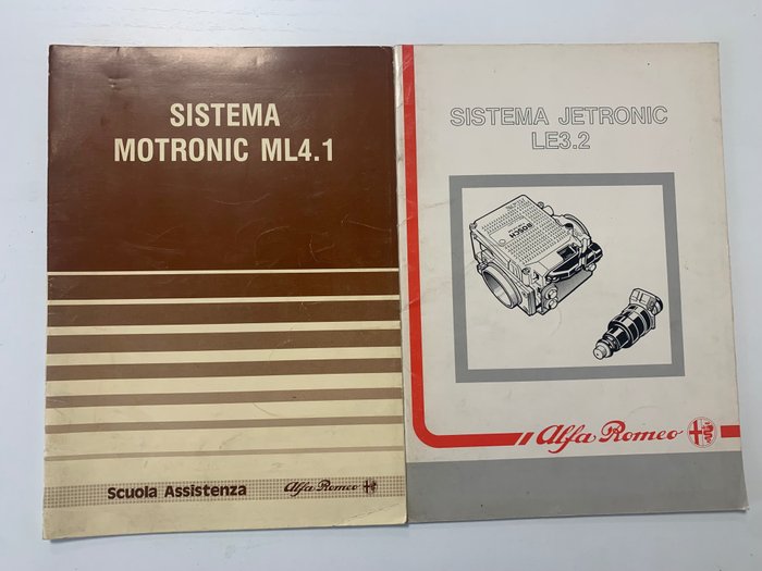 Manuali Sistema Mototronic ML4.1 e Sistema Jetronic LE3.2 - 1986-1987