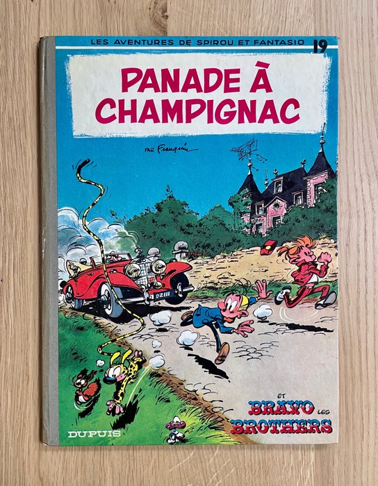 Spirou et Fantasio T19 - Panade à Champignac - C - 1 Album - Erstausgabe - 1969