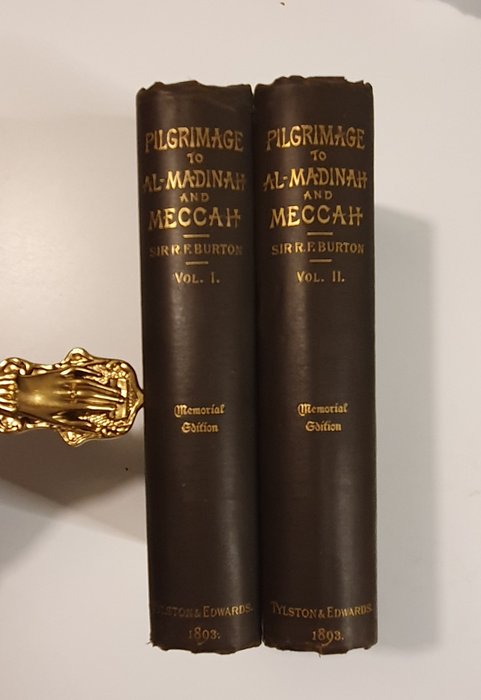 Richard F. Burton - Personal Narrative of a Pilgrimage to Al-Madinah & Mecca. 2 volumes. Memorial edition. - 1893