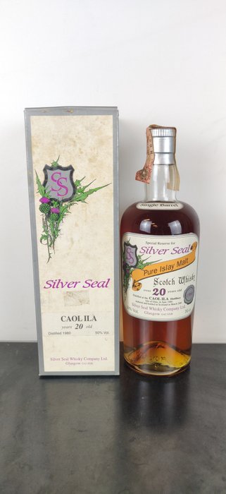 Caol Ila 1980 20 years old Silver Seal - Single Barrel  - b. 2001 - 70cl