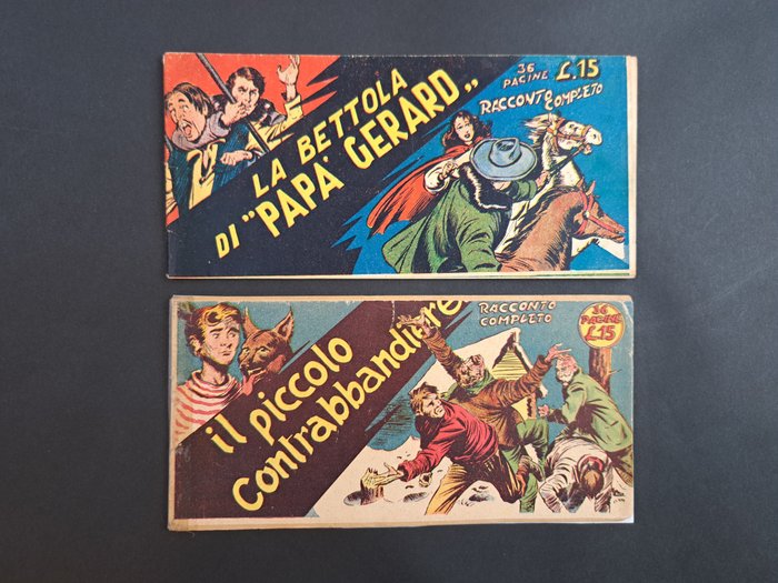 Tex Supplementi Prima Serie - La Bettola di "Papà Gerard" - Il Piccolo Contrabbandiere - 2 Comic - Eerste druk - 1949