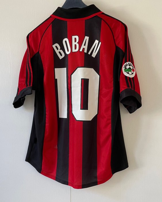 AC Milan - O ligă - BOBAN - 1998 - Tricou de fotbal