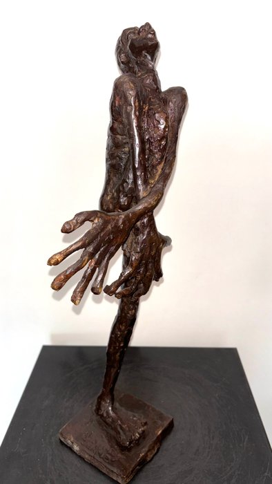 Abdoulaye Derme - Skulptur, Danse - 41 cm - Afrikanische Bronze