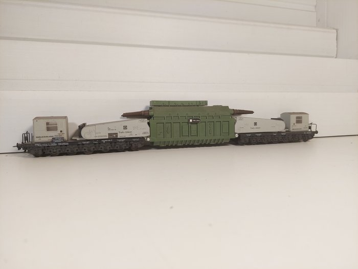 Liliput H0 - 20900 - Pienoisjunaradan tavaravaunu (1) - Trafo-Union - Kevyt säänkesto - DB