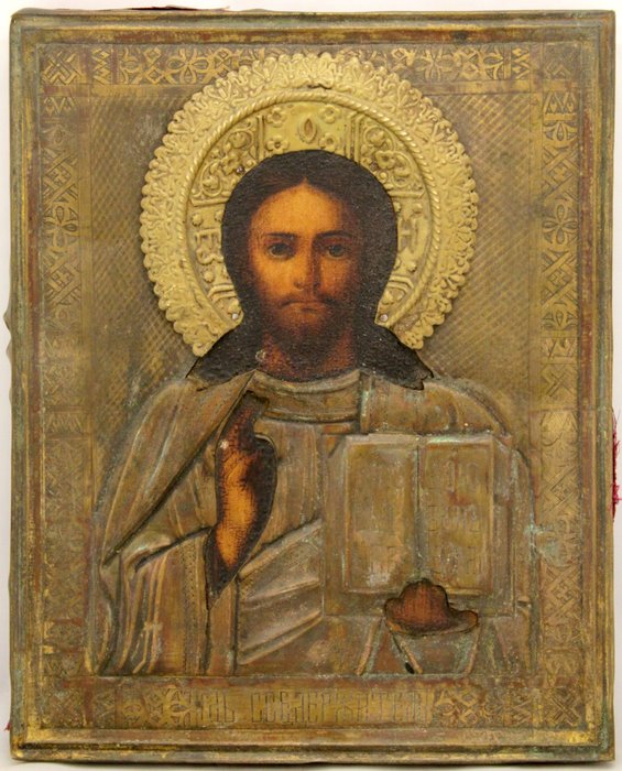 Ikone - Christus Pantokrator - Holz
