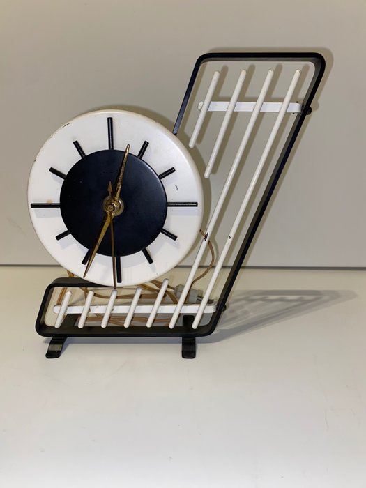 桌钟和座钟 - Jacob Palmtag - 艺术装饰 - 人造树胶, 塑料, 钢材（不锈钢） - 1950-1960