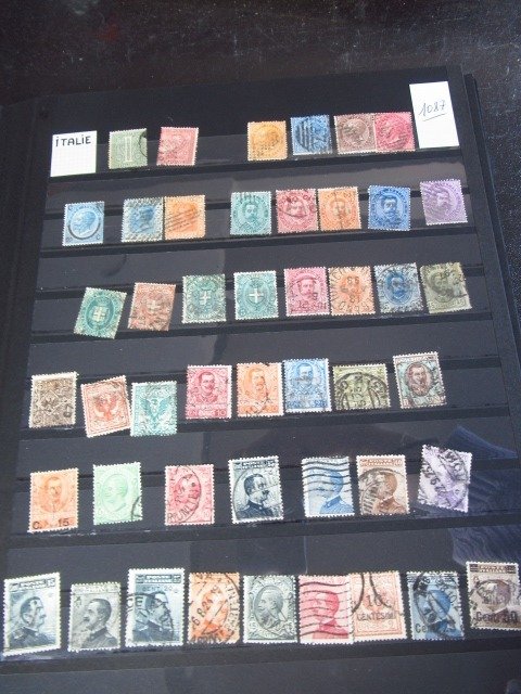 Mundo  - Incluindo Itália e Holanda, coleção de selos
