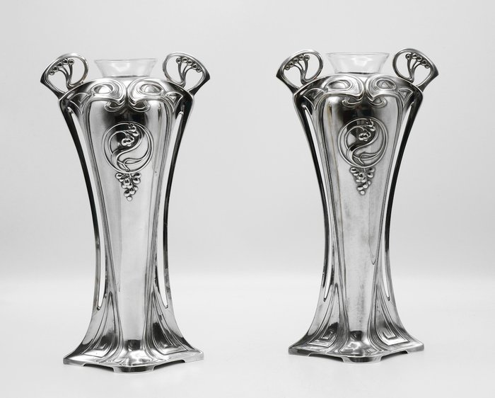 WMF - Vase (2)  - Silver-plated