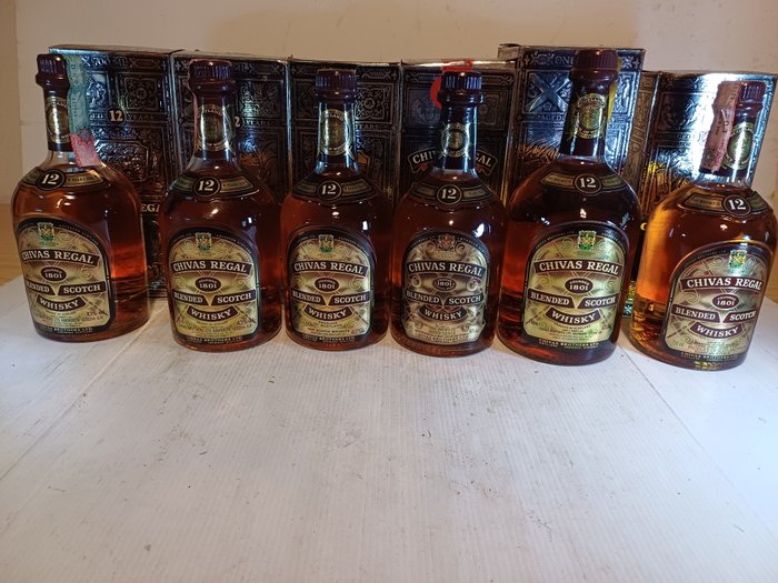 Chivas Regal  - 1L, 70cl, 750ml, 76cl - 6 bottles