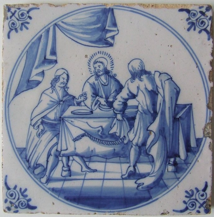 瓦 - 圣经瓷砖 LUC。 24-30日 - 1750-1800年 