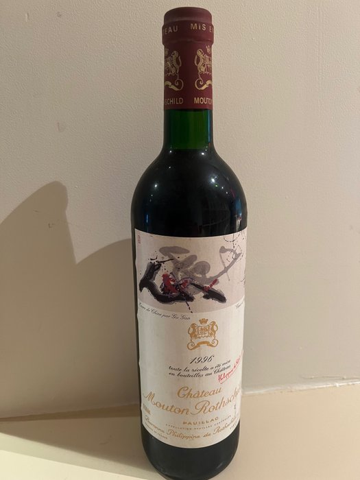 1996 Château Mouton Rothschild - 波雅克 1er Grand Cru Classé - 1 Bottle (0.75L)