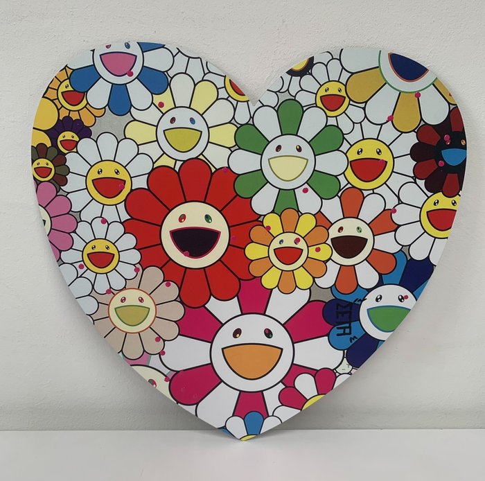 Meta Pop (1990) - Heart Takashi Murakami Flowers, from: The Icon´s of Art series
