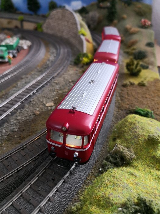 Märklin H0 - 3016/4018 - 模型火車軌道車 (3) - 3 件組 VT 795/VB 995，數字 - DB
