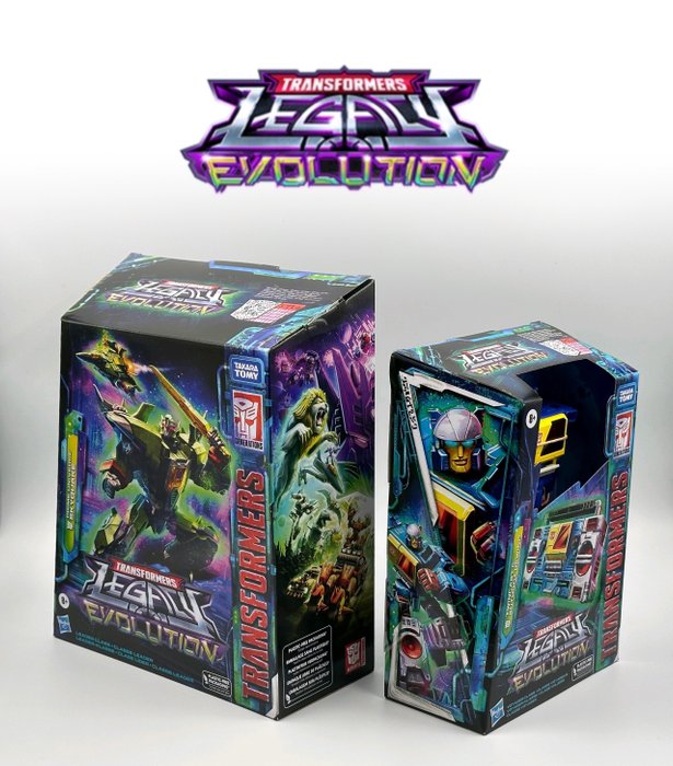 Transformers - Hasbro  - Akció figura Legacy Evolution - Twincast Autobot Rewind / Prime Universe Skyquake