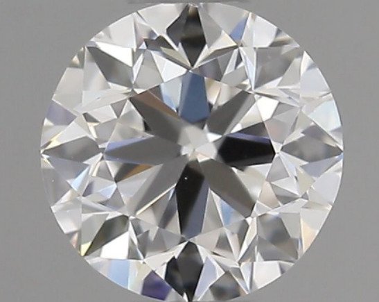 1 pcs Diamant - 0.50 ct - Brilliant - D (färglös) - VS1, *No Reserve Price* *VG*