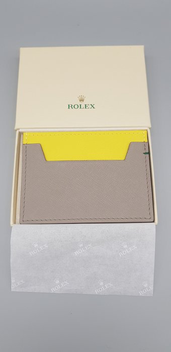 Rolex - Portafoglio - Portacarte - grigio e giallo