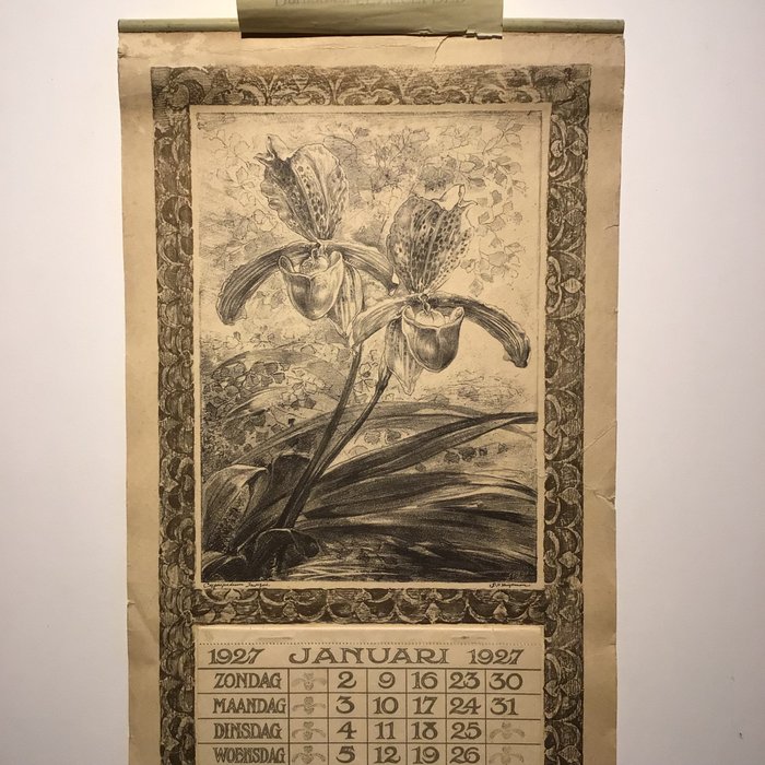 S.P. Huijkman - Senefelder calendar 1927