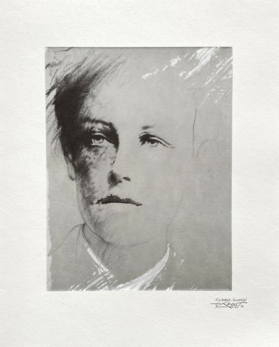 Ernest Pignon Ernest (1942) - Portrait de Rimbaud