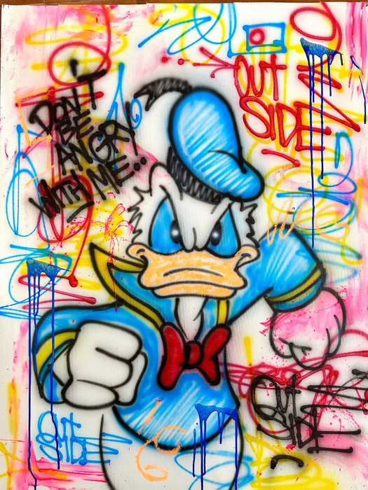 Outside - Donald Duck - Angry / rolling stones