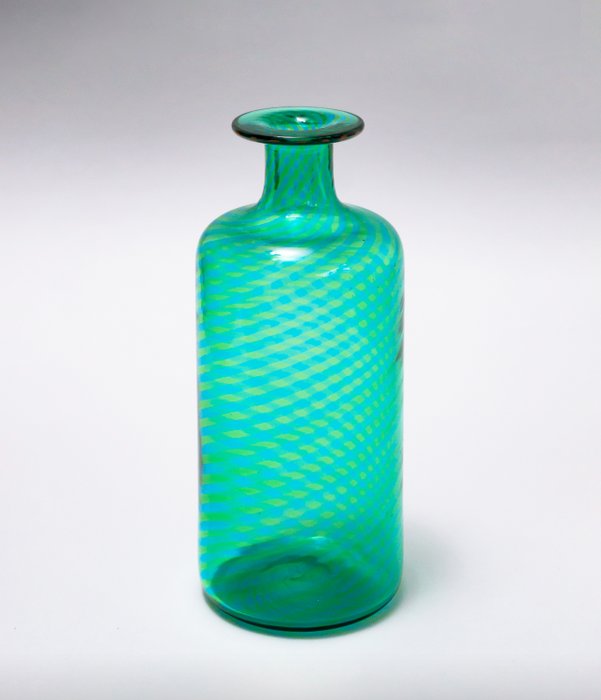 Murano, La Murrina - 花瓶 -  扭曲手杖 - 22 厘米  - 玻璃
