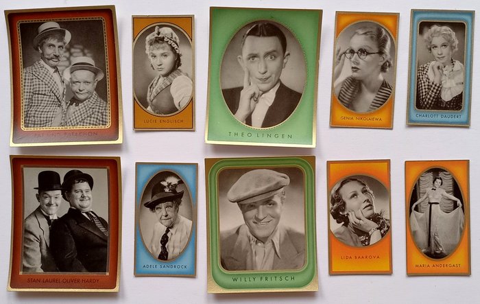 德国 - 250 张 1930 年代收藏家的照片 - “彩色电影图片” - 稀有 - 明信片 (250) - 1933-1933