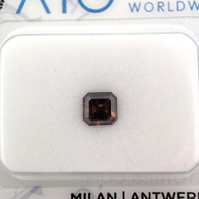 Diamant - 0.43 ct - Strălucitor - Fancy Deep Yellowish Brown - SI2 *No Reserve Price*