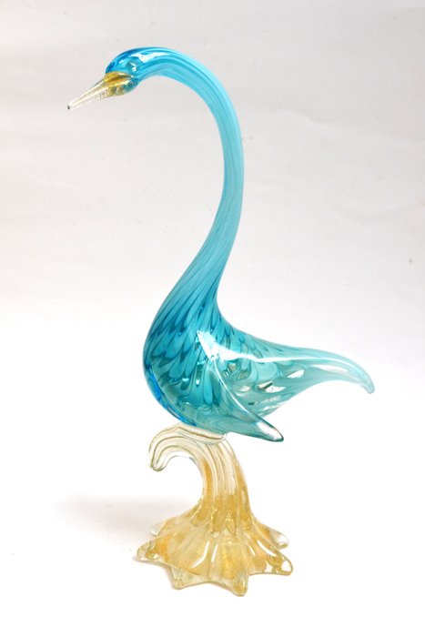 Murano - 雕刻, Bird - 34 cm - 玻璃