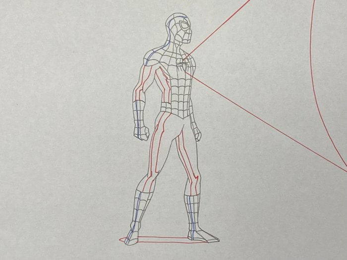 Ultimate Spider-Man (2012) - 1 Eredeti rajz a Pókemberről, nagy méretben!