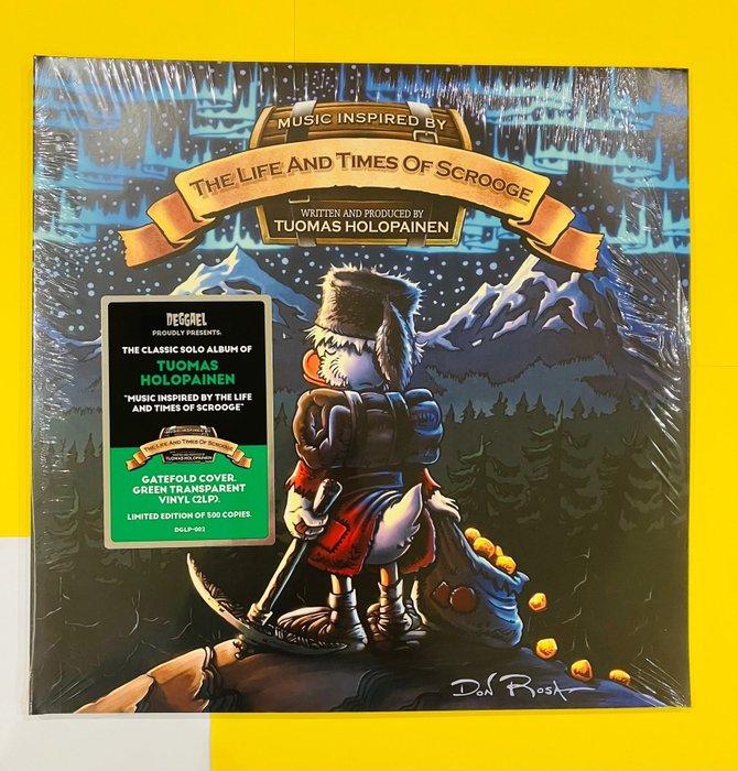 Uncle Scrooge - 1 Vinyl (500 stk) - Don Rosa Limited Edition - Official Music "Life and Times of Scrooge McDuck"