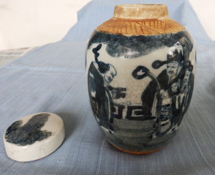Ingwerglas - an die drei Weisen und Schüler - Keramik