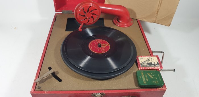 Pygma Vox  - Blaszana zabawka Gramophone jouet - 1930-1940 - Francja