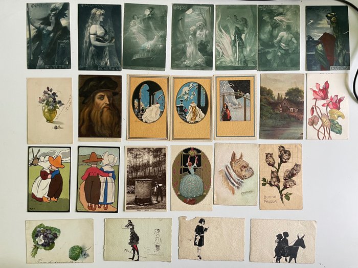 Fantasie - Postkarte - 1900-1950