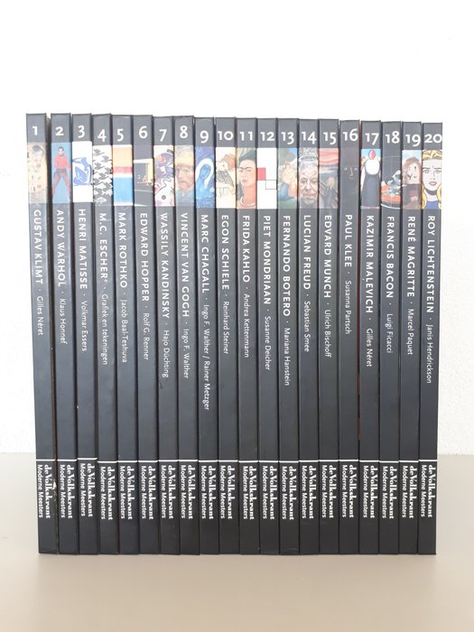 Volkskrant / Taschen - Moderne Meesters. Complete serie van 20 - 2010