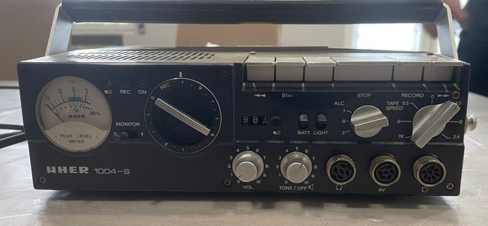 Uher - 1004-S - 3 Head 便攜式磁帶錄音機