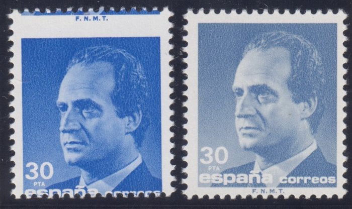 Espanha 1987 - Don Juan Carlos I. 30 pesetas, azul ultramarino. - Edifil 2879dv - 3