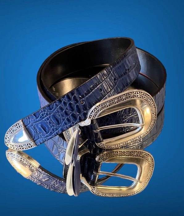 Jacob Cohen - Jacob Cohen  leathe exclusive belt new Size 33/34 - Öv