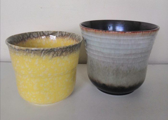 Faienceries de Thulin - Flower pot (2) - Stoneware
