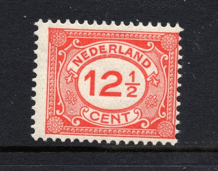 荷蘭 1922 - 記錄 E 和 R 之間的錯誤刮痕 - 全球免運費 - NVPH 108pm