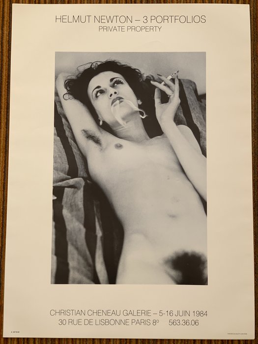 Helmut Newton - Portrait de Violetta 1974 Paris - 1970s