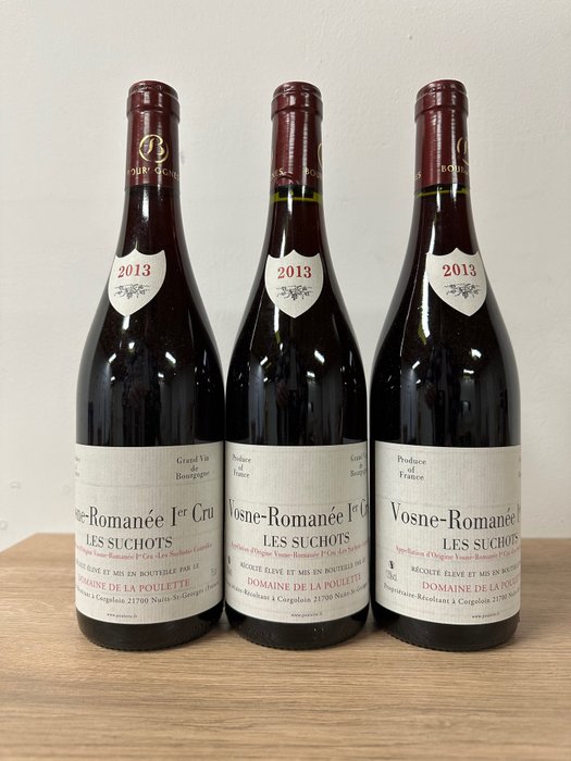 2013 Domaine du Clos des Poulettes "Les Suchots" - Vosne-Romanée 1er Cru - 3 Bottles (0.75L)