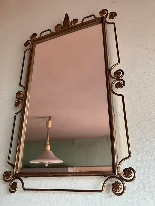 Deknudt - Wall mirror  - Brass