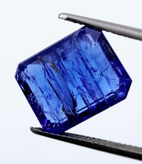Blau Violett Tansanit - 9.73 ct