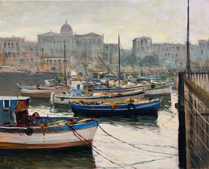Pasquale Vuotto (1958) - Mattino al porto