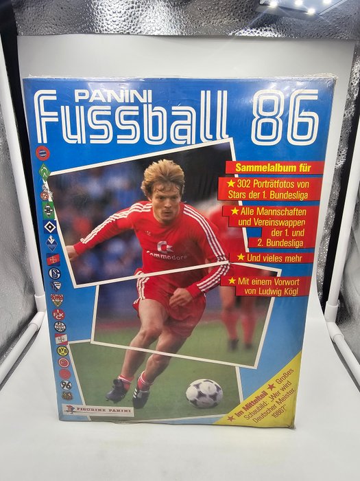 帕尼尼 - Fussball 86 - 1 Factory seal (Empty album + complete loose sticker set)