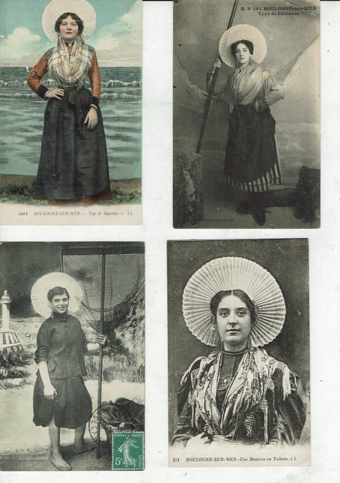Frankreich - Nordfrankreich-Sammlung von 115 Karten von Boulogne sur Mer, Los Nr. 4 - Postkarte (115) - 1903-1975