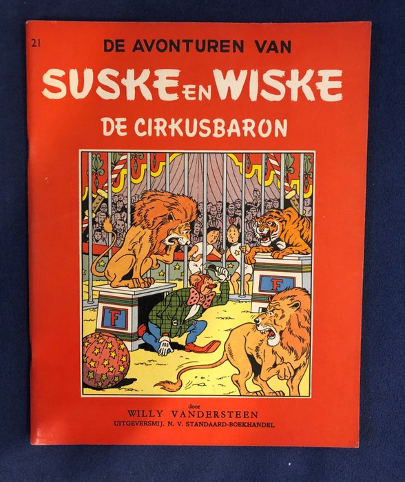 Suske en Wiske 21 a - De cirkusbaron - 1 Album - 再版 - 1957