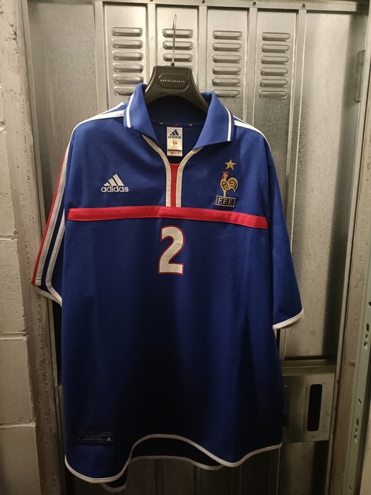 Francia - Soccer - Vincent Candela - 2000 - Football shirt