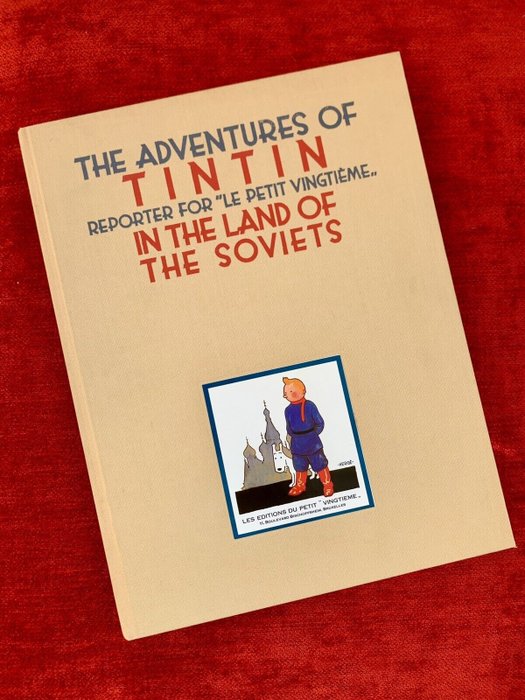 Tintin - Tintin in the land of the Soviets - C - 1 Album - Begrenset og nummerert utgave - 1989